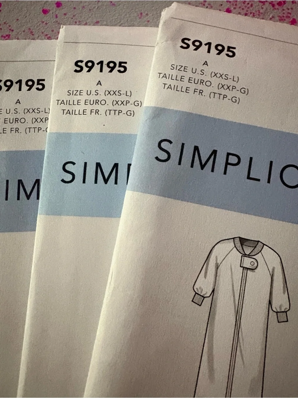BN UNCUT SIMPLICITY 9195 A BABY SEWING PATTERNS